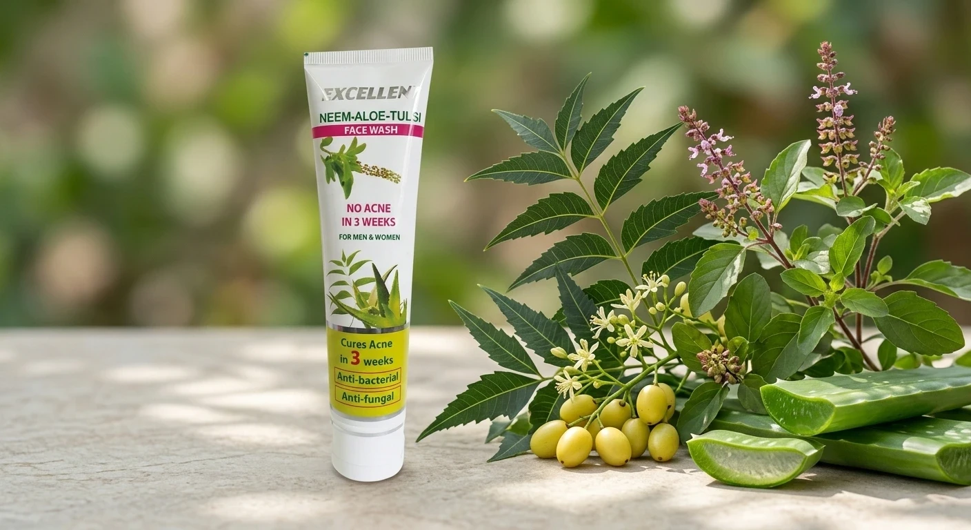 Excellent Neem Aloe Tulsi Face Wash